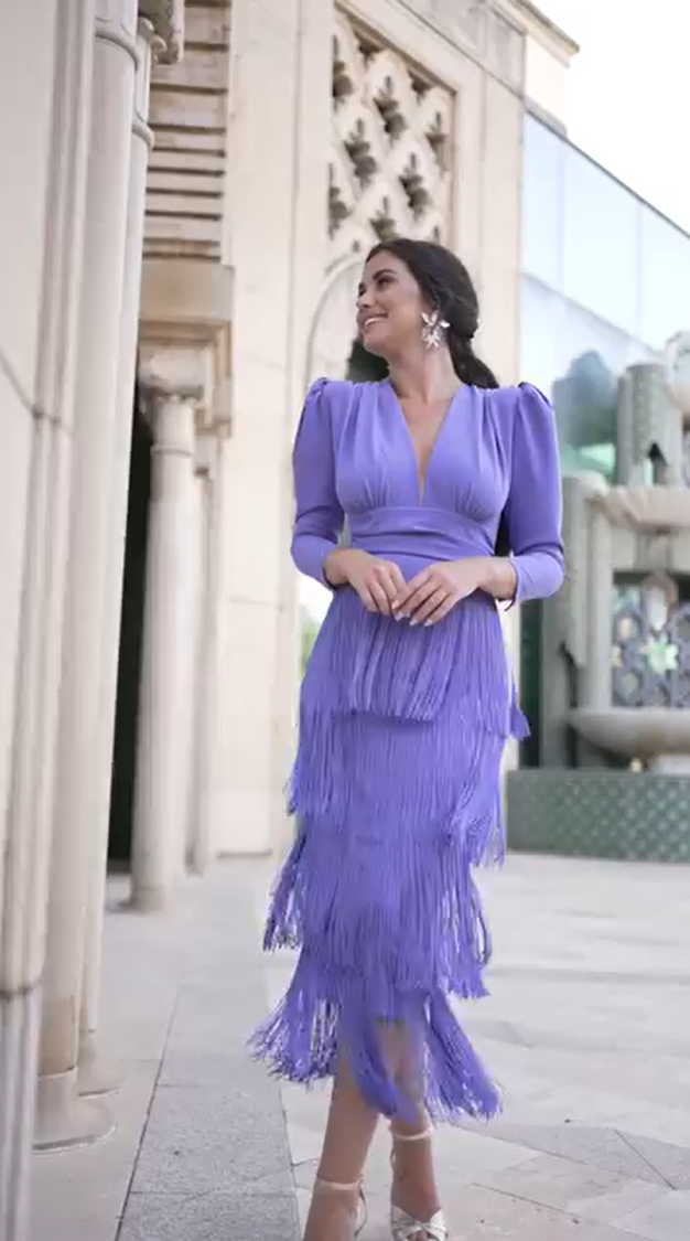 Vestido Fantasía de Flecos